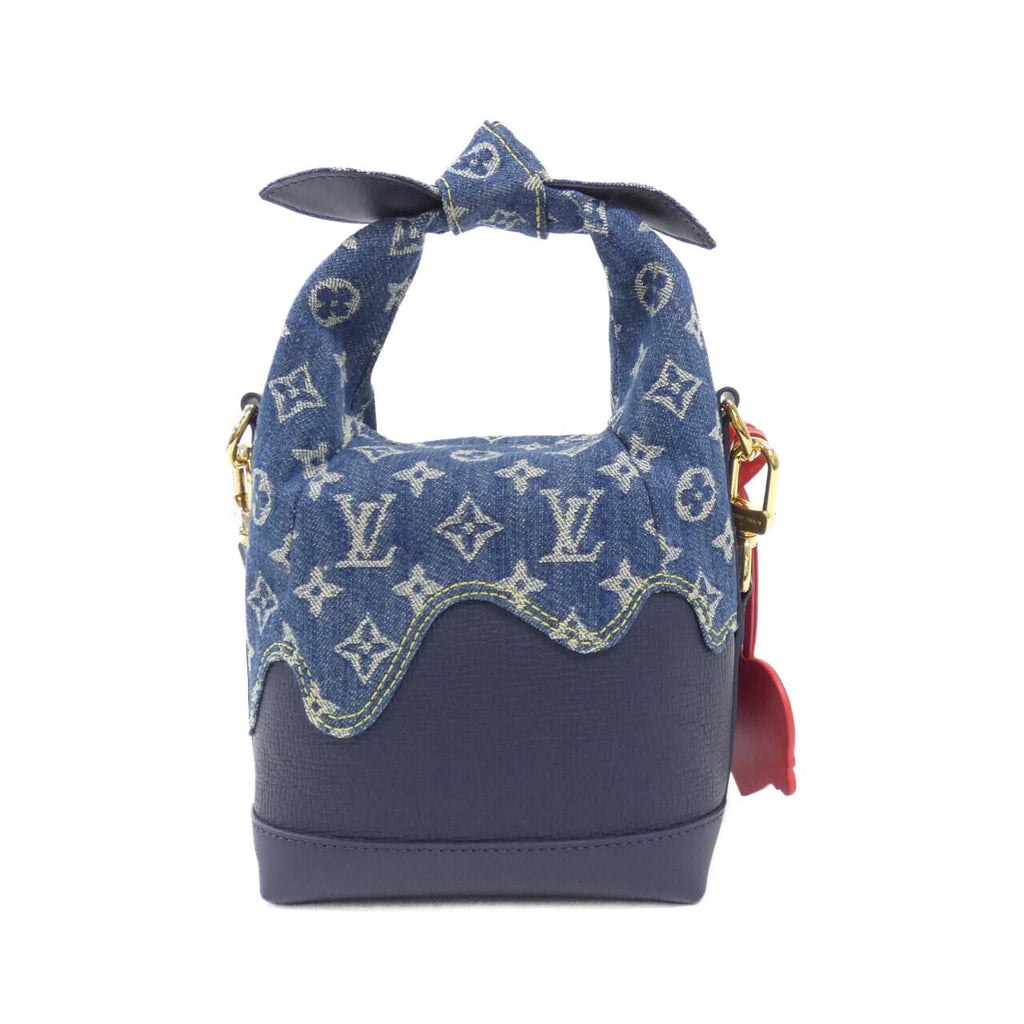 Louis Vuitton Monogram Drip Japanese Cruiser Denim Canvas Shoulder Bag