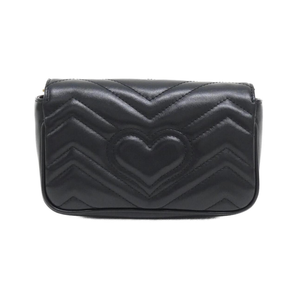 Gucci GG MARMONT Quilting Chevron Leather Shoulder Bag