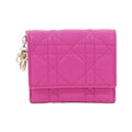 Christian Dior Lady Dior Lotus Wallet Lambskin Wallet