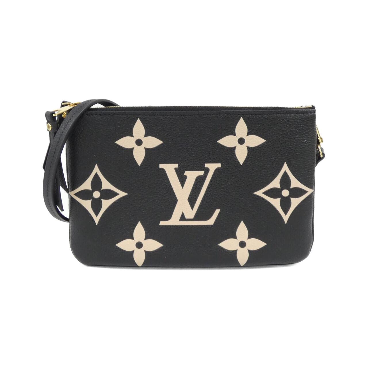 Louis Vuitton Pochette Double Zip Monogram Empreinte Shoulder Bag