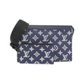 Louis Vuitton Monogram Shadow Gaston Wearable Wallet Calf Shoulder Bag