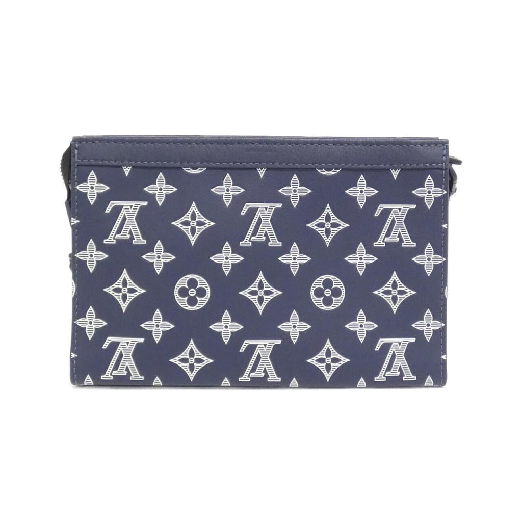 Louis Vuitton Monogram Shadow Gaston Wearable Wallet Calf Shoulder Bag