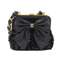 Chanel AP4028 Tweed Spangle Chain Clutch