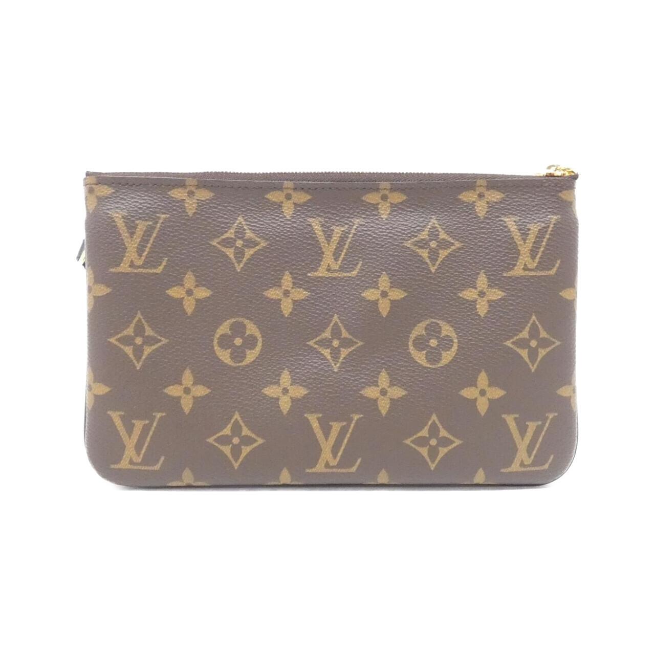 Louis Vuitton Pochette Double Zip Monogram Shoulder Bag