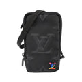 Louis Vuitton 2054 Double Phone Pouch Nylon Shoulder Bag