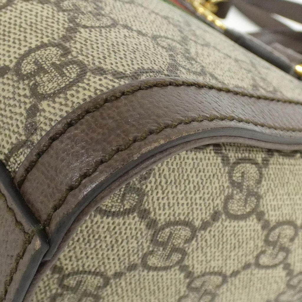 Gucci Ophidia GG Supreme Canvas Leather Shoulder Bag