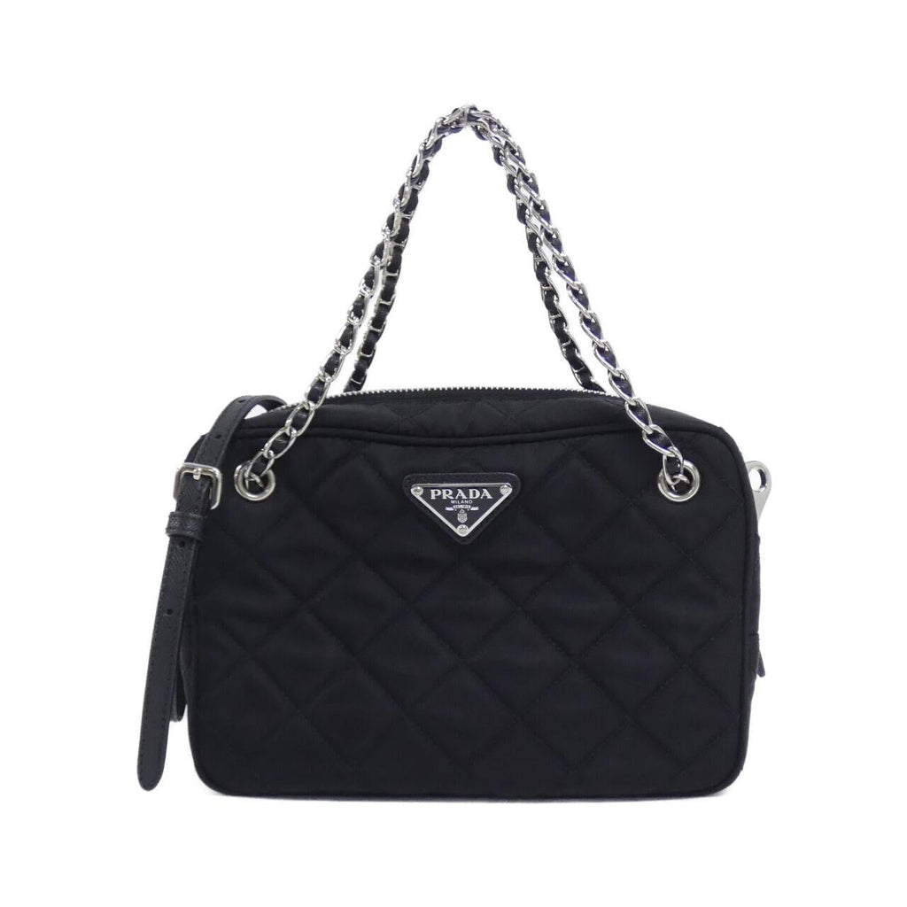 Prada 1BH910 Tessuto Impuntu Shoulder Bag