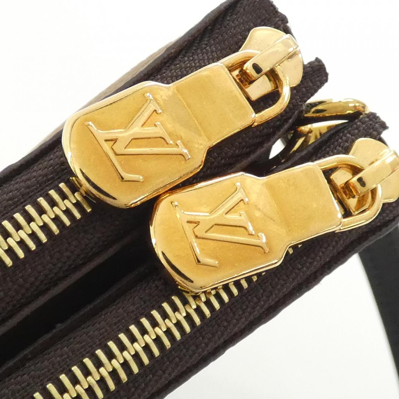 Louis Vuitton Pochette Double Zip Monogram Shoulder Bag