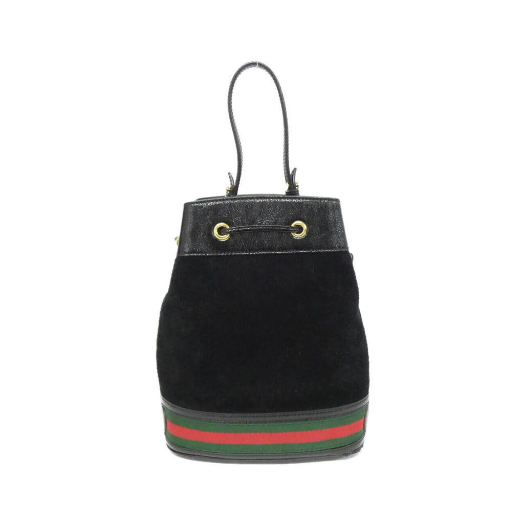 Gucci Ophidia Suede Enamel Shoulder Bag
