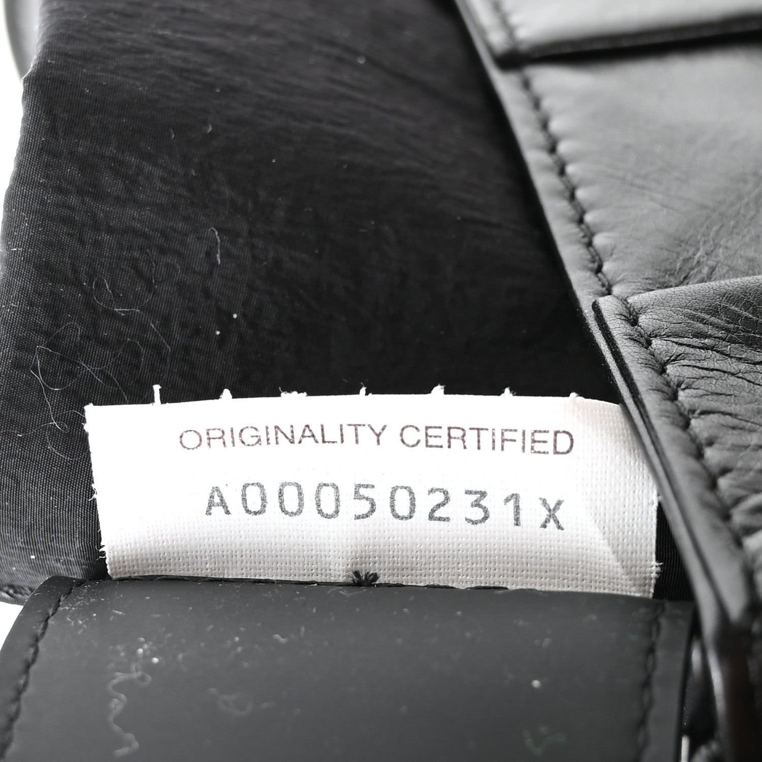 Paper Calfskin Maxi Intreccio Cassette Crossbody Bag Black