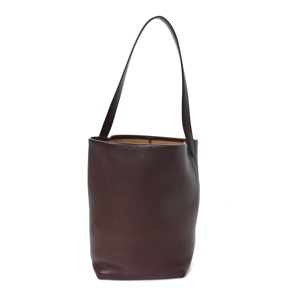 Grained Calfskin Medium N/S Park Tote Acajou
