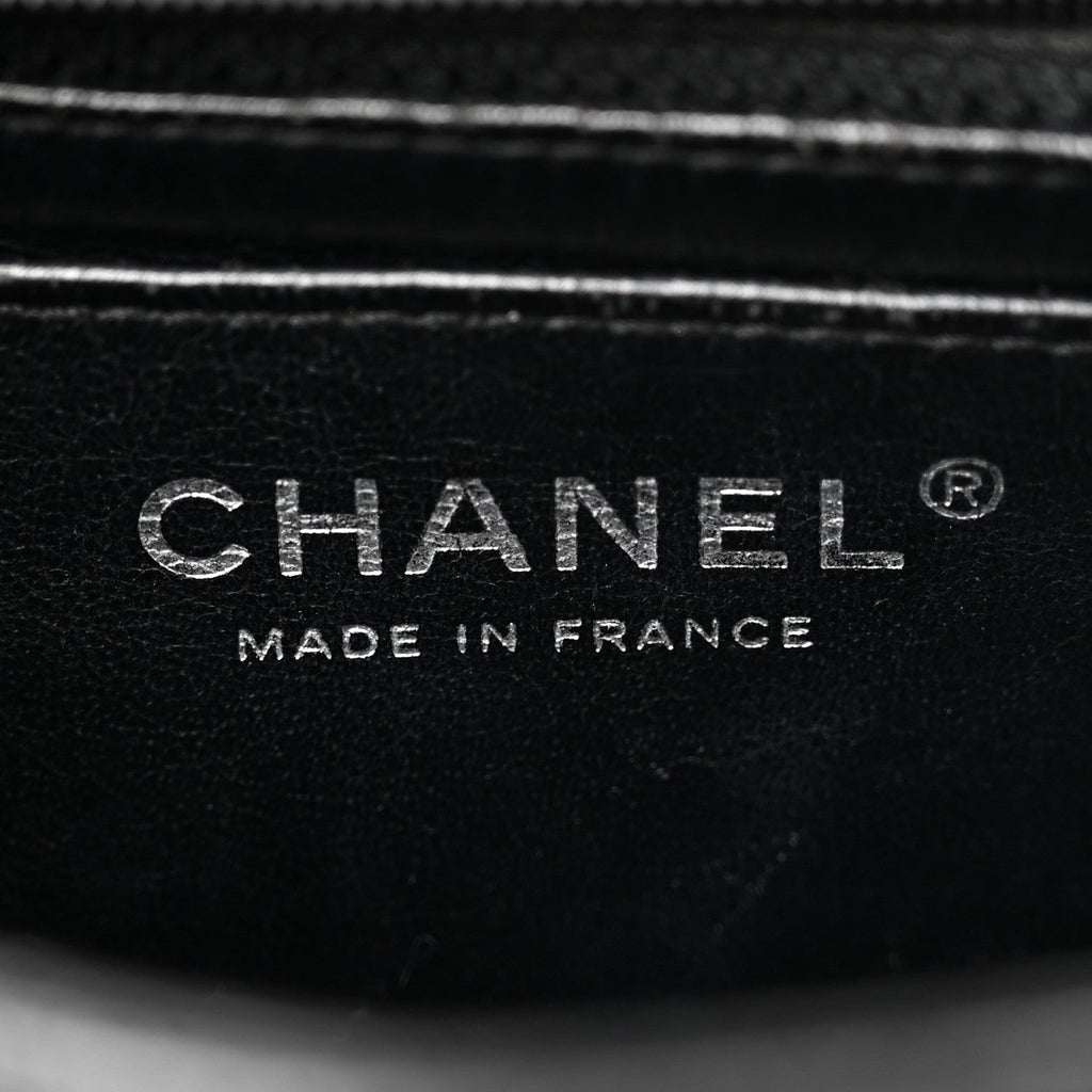 Caviar Quilted Mini Square Flap Black