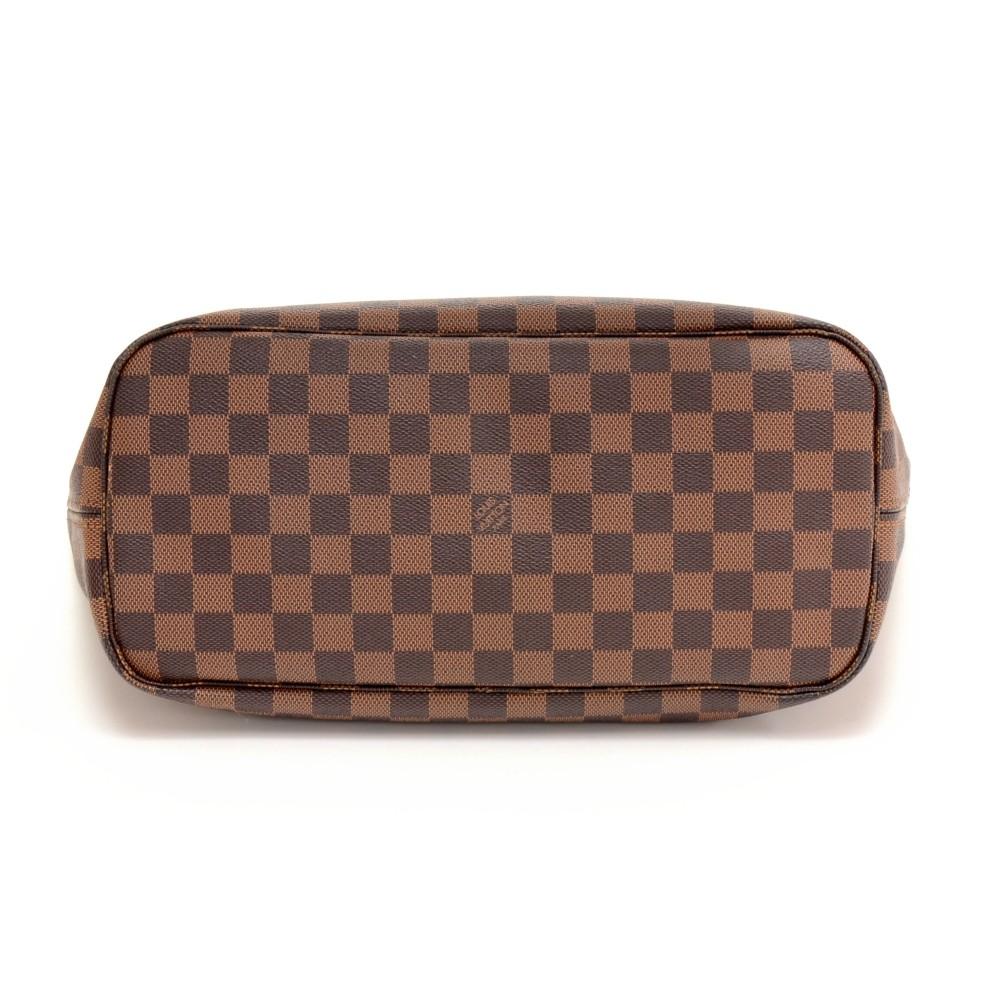 Louis Vuitto Dameir Ebene Canvas Neverfull MM Shoulder Bag