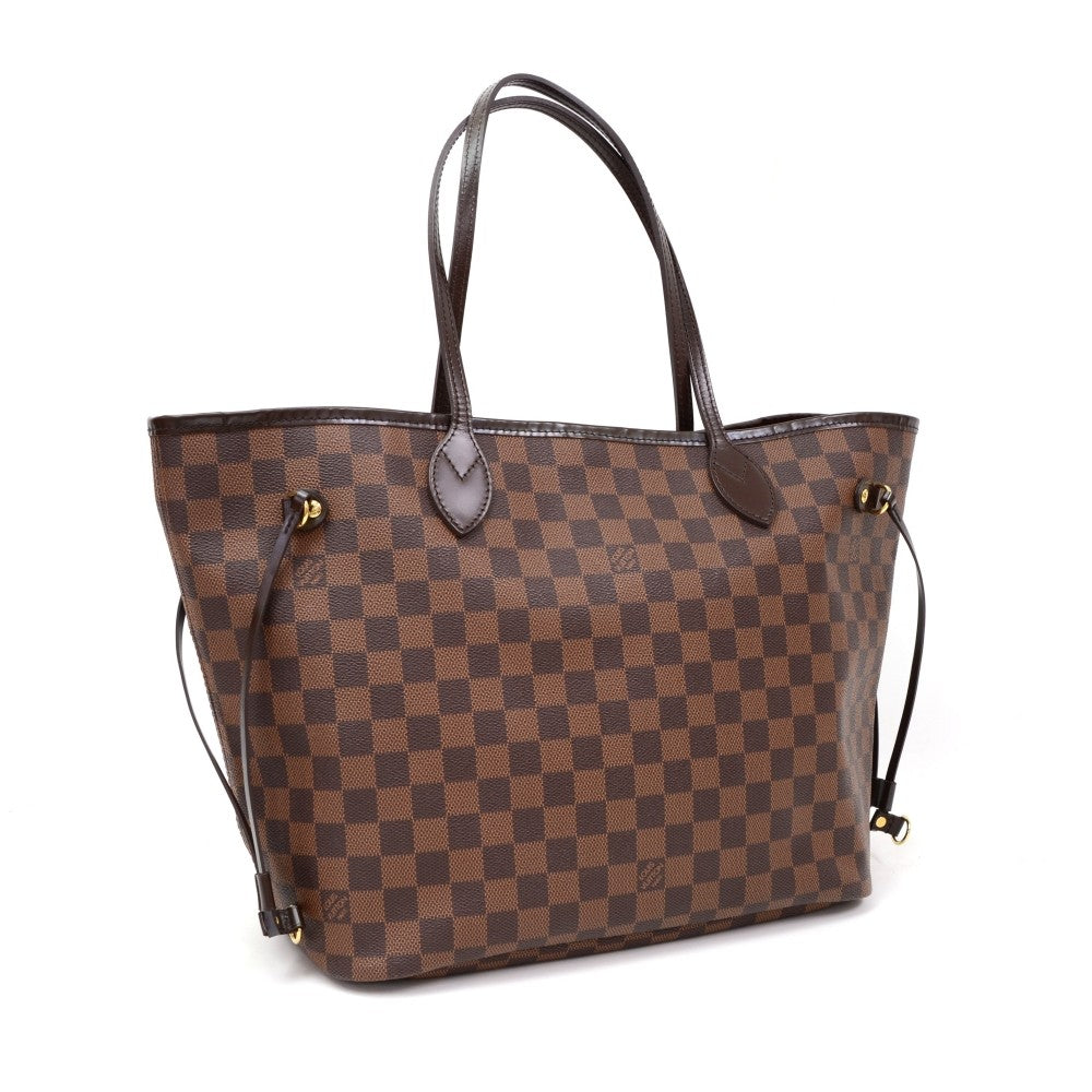 Louis Vuitto Damier Ebene Canvas Neverfull MM Tote