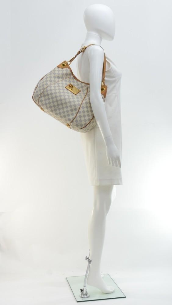 Louis Vuitto Galliera PM Damier Azur Canvas Shoulder Bag