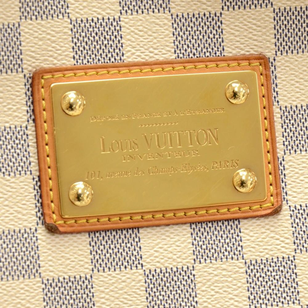Louis Vuitto Galliera PM Damier Azur Canvas Shoulder Bag