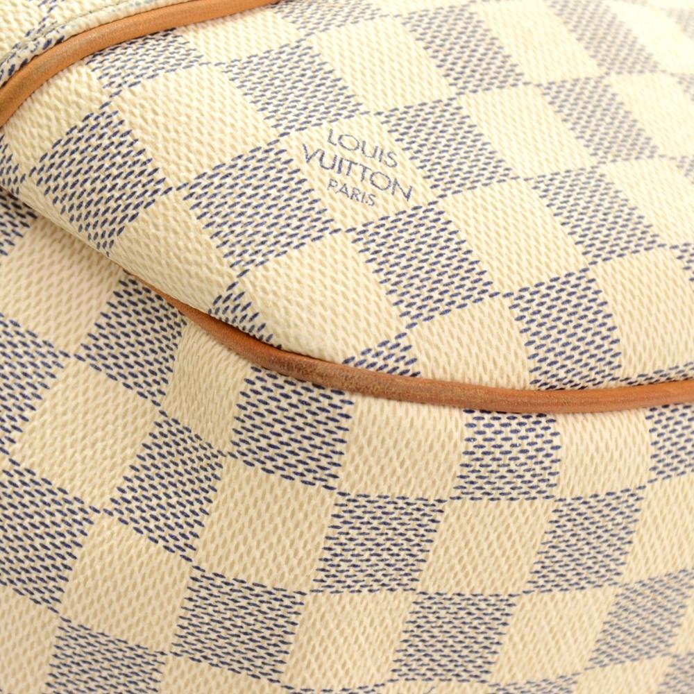 Louis Vuitto Galliera PM Damier Azur Canvas Shoulder Bag