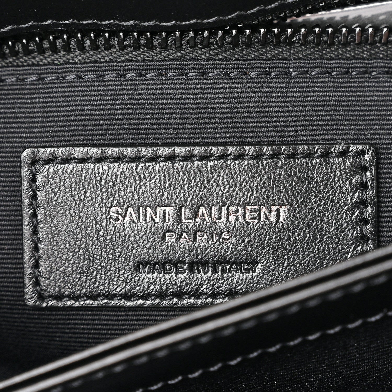 Calfskin Y Quilted Monogram Monochrome Toy Loulou Crossbody Bag Black