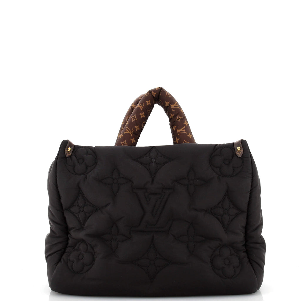 Louis Vuitton Pillow OnTheGo Tote Monogram Quilted Econyl Nylon MM