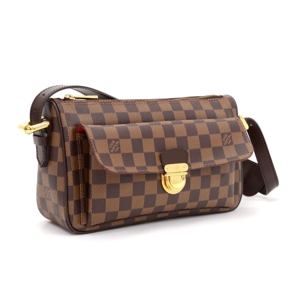 Louis Vuitto Ravello GM Damier Ebène Canvas Shoulder Bag