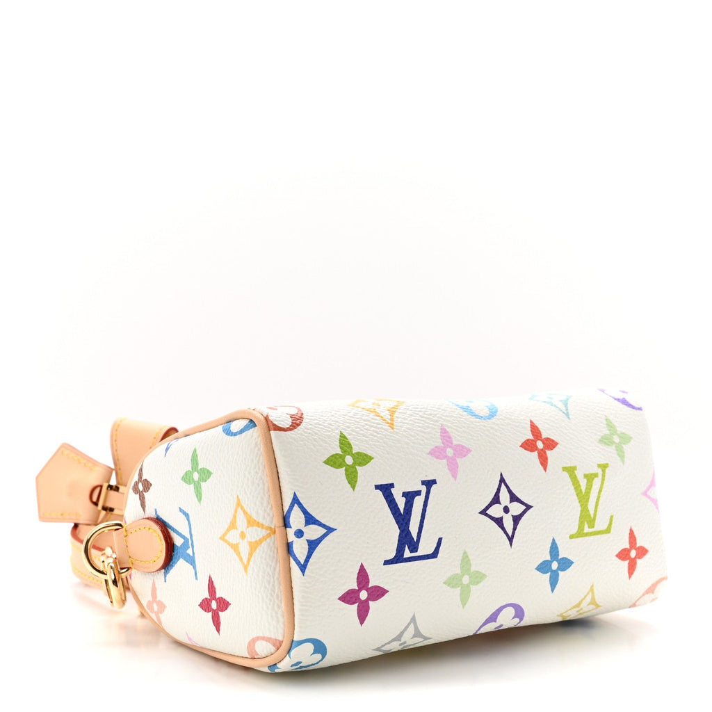 LV X TM Monogram Multicolor Nano Speedy White