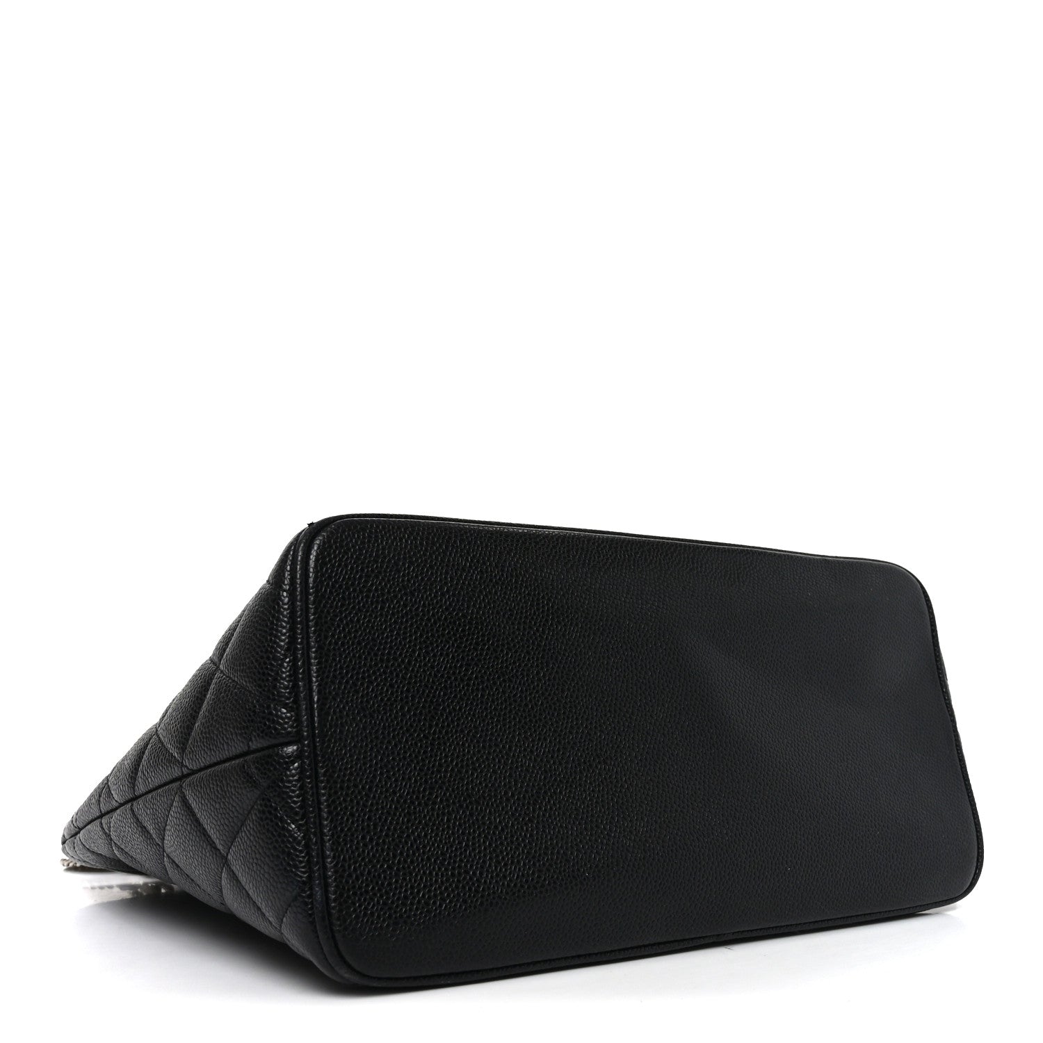 Caviar Quilted Medallion Tote Black
