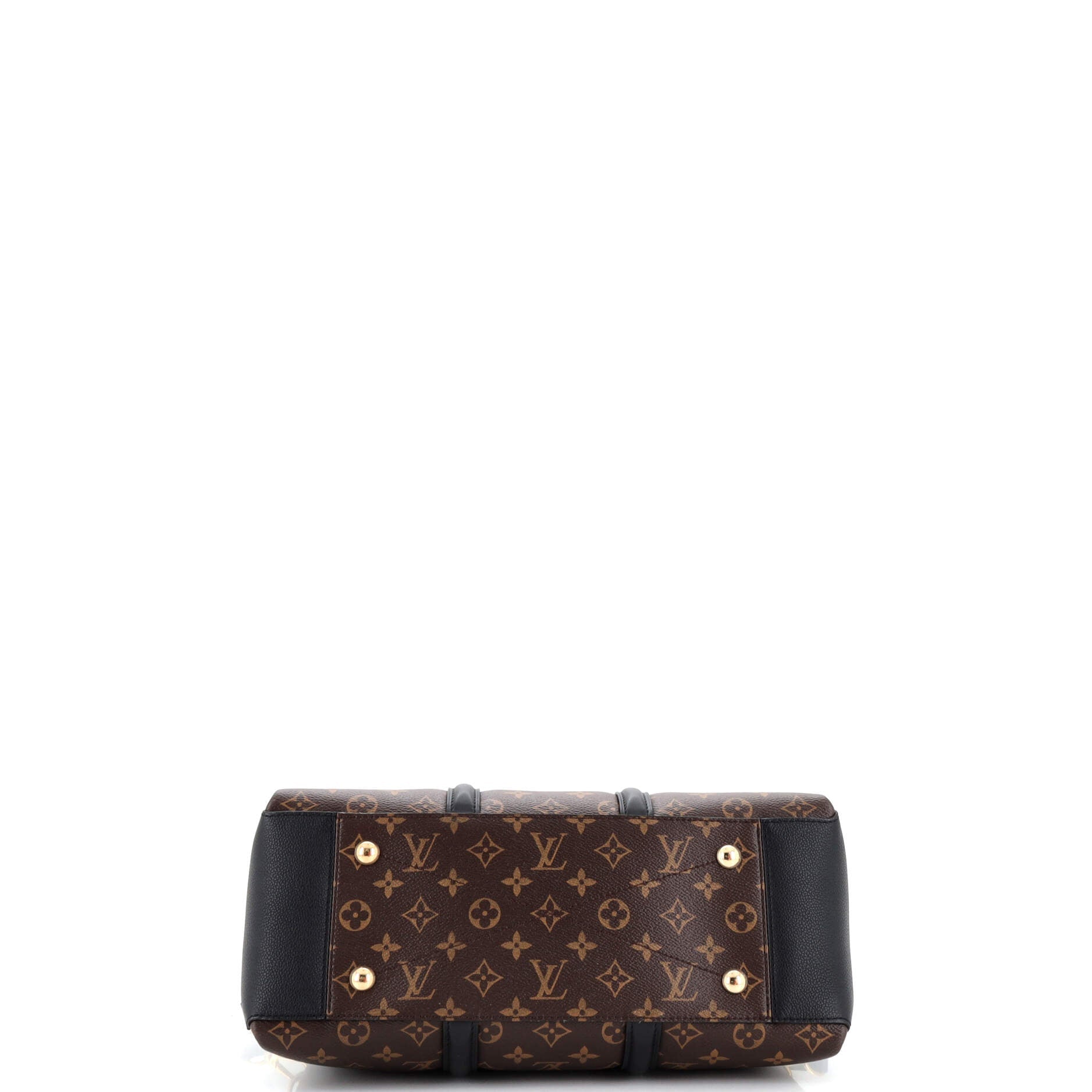 Louis Vuitton Soufflot Tote Monogram Canvas with Leather MM