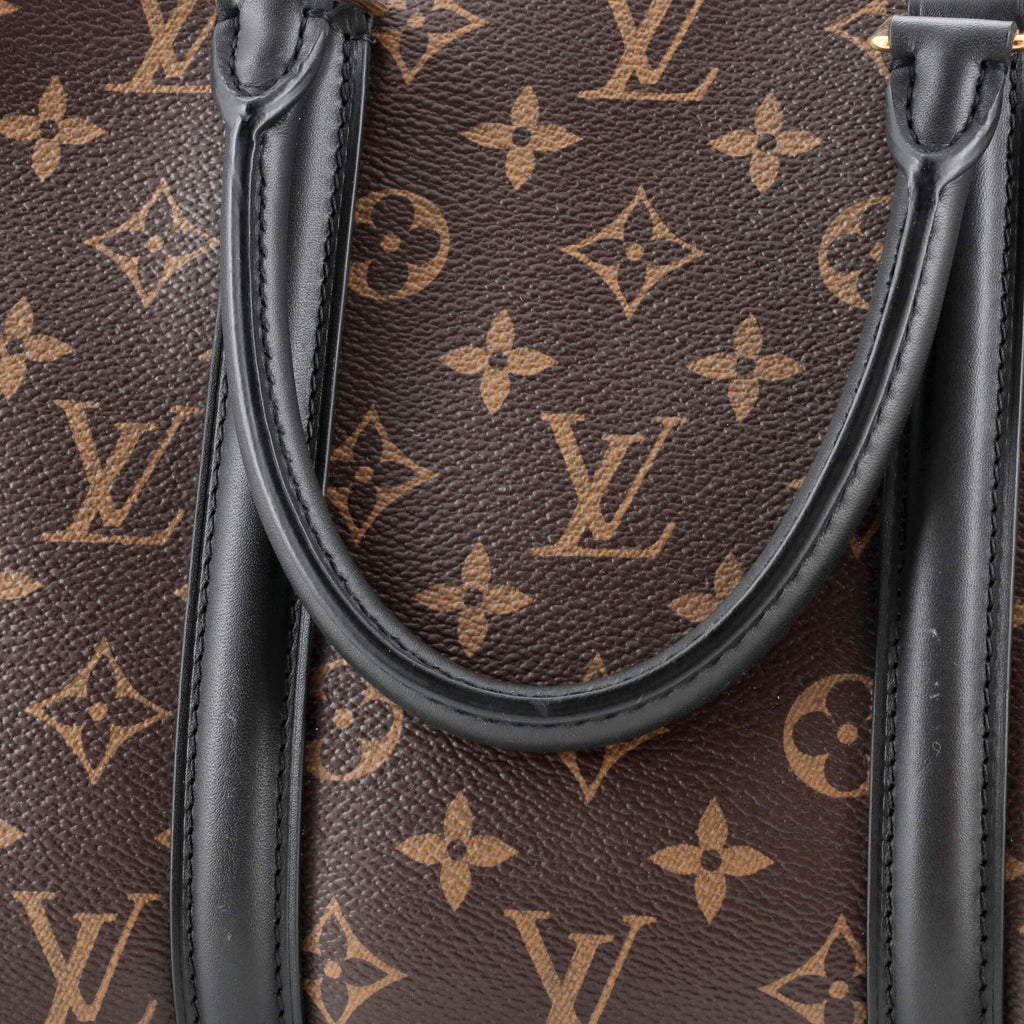 Louis Vuitton Soufflot Tote Monogram Canvas with Leather MM