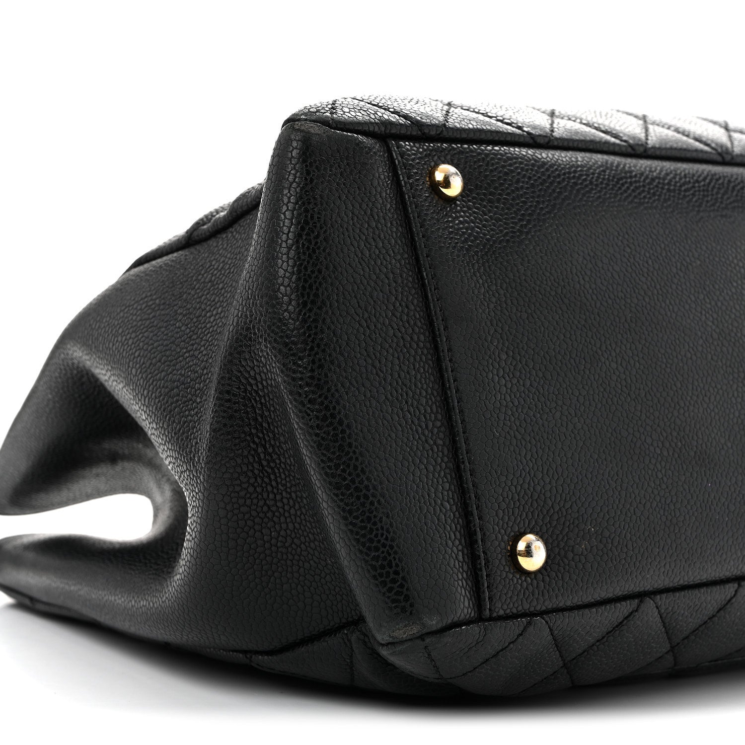 Caviar Quilted XL Grand Shopping Tote GST Black