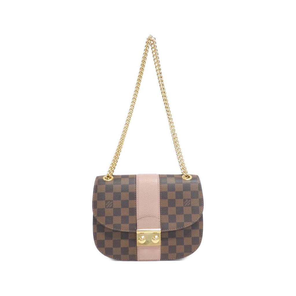 Louis Vuitton Damier Wallet Coated Canvas Shoulder Bag