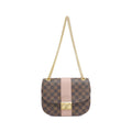 Louis Vuitton Damier Wallet Coated Canvas Shoulder Bag
