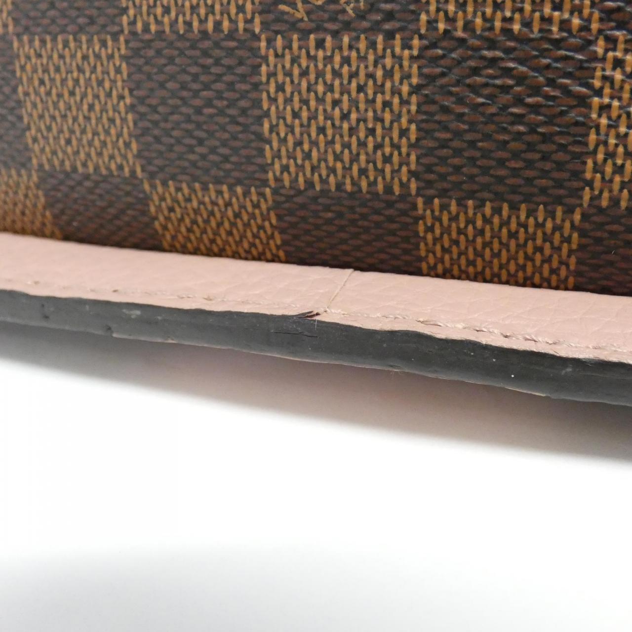 Louis Vuitton Damier Wallet Coated Canvas Shoulder Bag