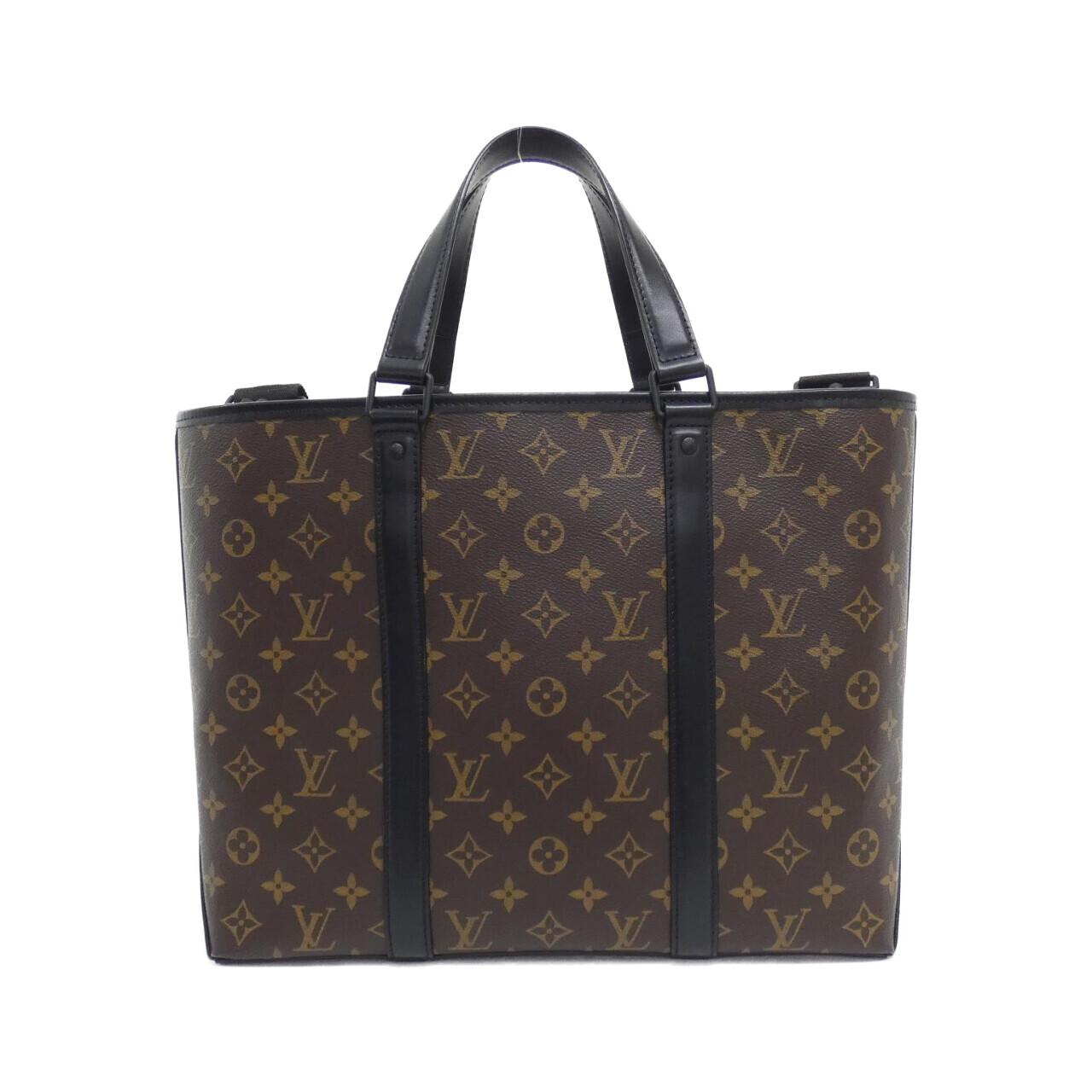 Louis Vuitton Monogram Macassar Weekend Tote Bag