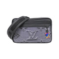 Louis Vuitton Expandable Messenger Calf Nylon Shoulder Bag