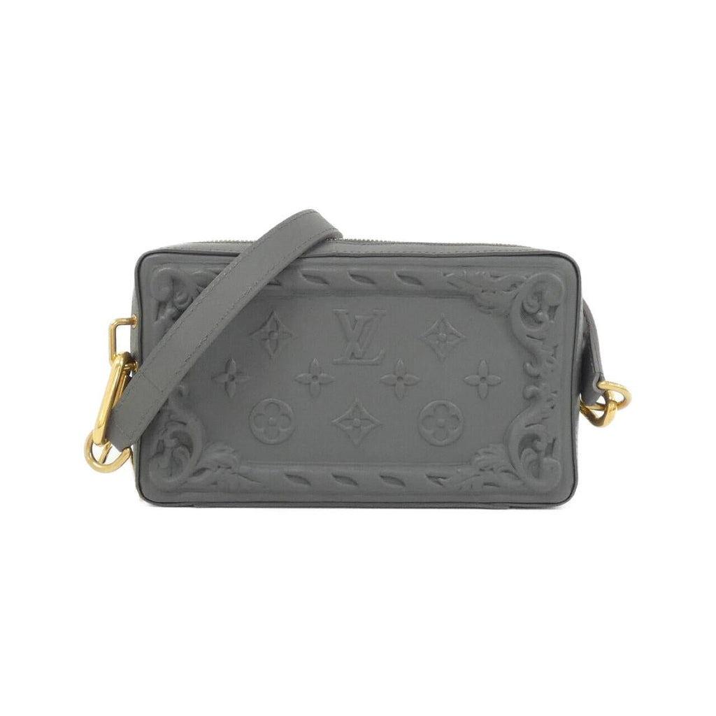 Louis Vuitton LV Ornament Soft Trunk Wallet Calf Shoulder Bag
