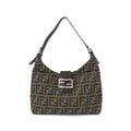 Fendi 26569 Canvas Shoulder Bag