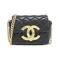 Chanel Lambskin Chain Clutch
