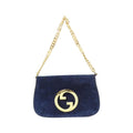 Gucci GUCCI BLONDIE Suede Shoulder Bag