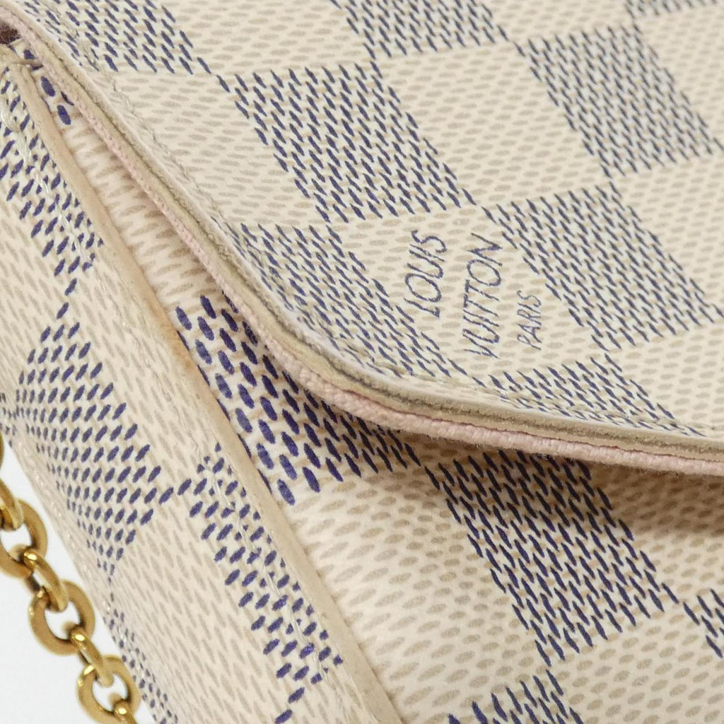 Louis Vuitton Pochette Felicie Damier Azur Shoulder Bag