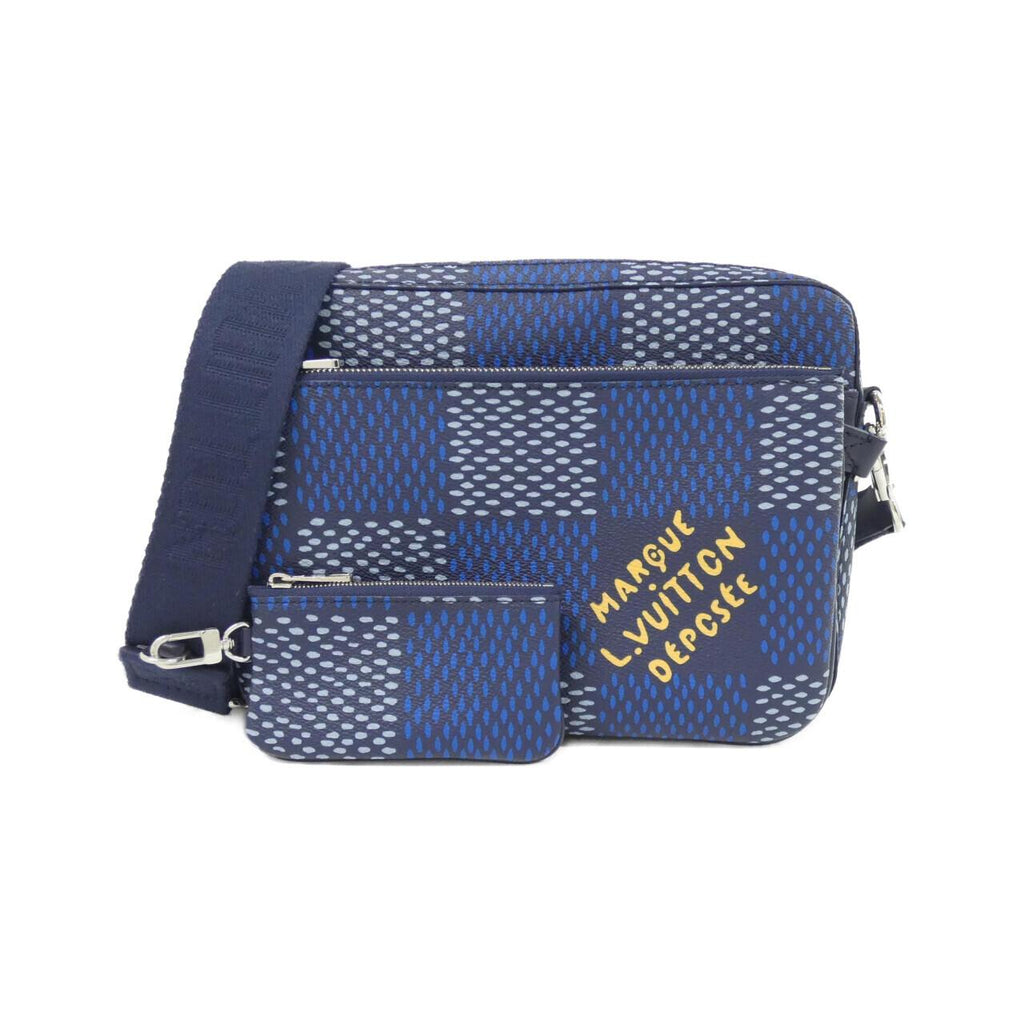 Louis Vuitton Damier Heritage Trio Messenger Coated Canvas Shoulder Bag