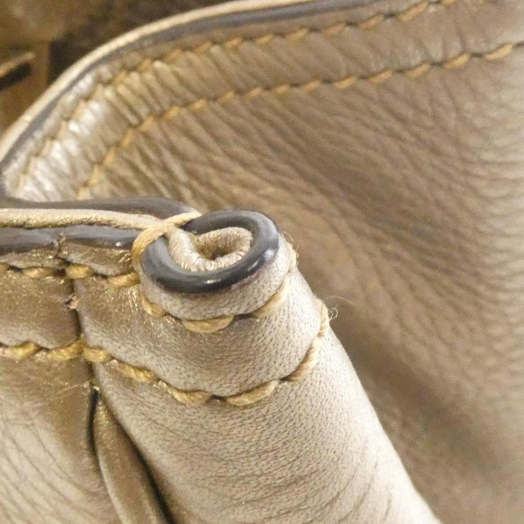 Gucci Metallic Leather Shoulder Bag