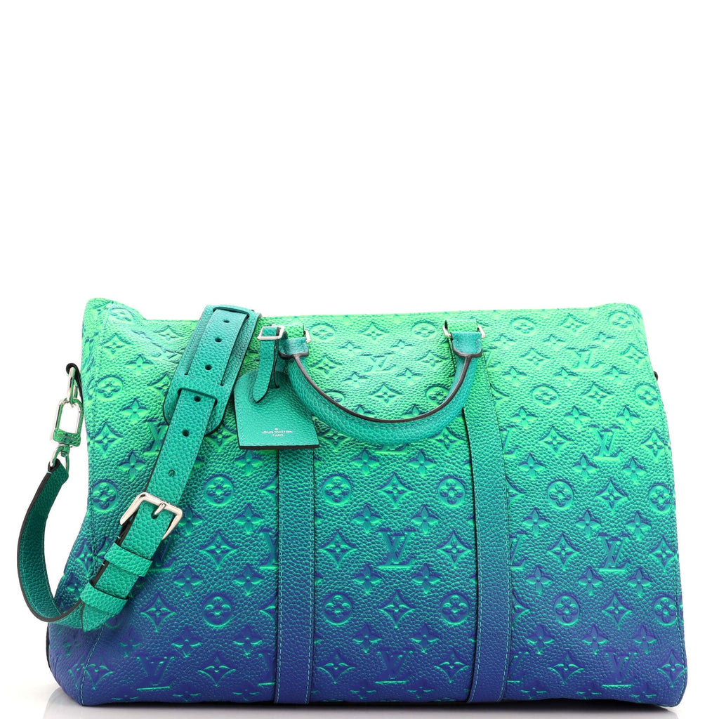 Louis Vuitton Keepall Tote Limited Edition Illusion Monogram Taurillon Leather