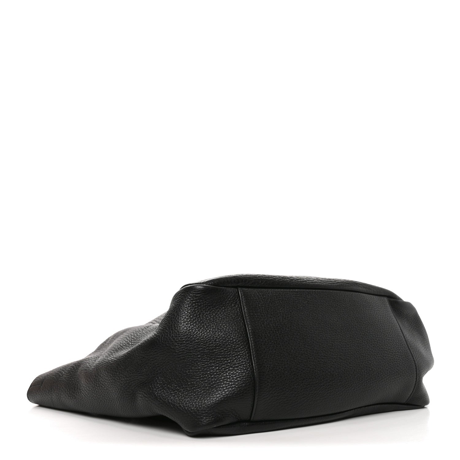 Grained Deerskin Bea Tote Black