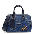 Damier Heritage Speedy Bandouliere 25 Blue