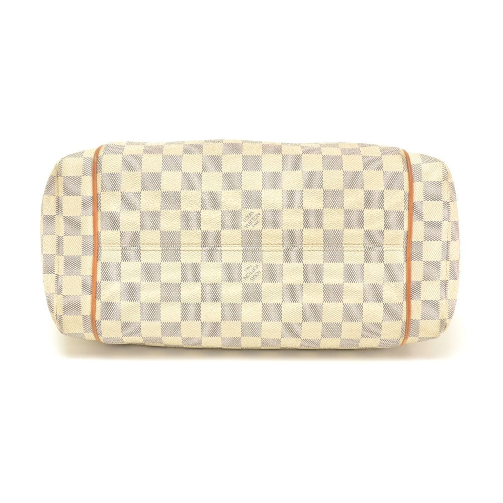 Louis Vuitto Totally MM Damier Azur Canvas Shoulder Bag