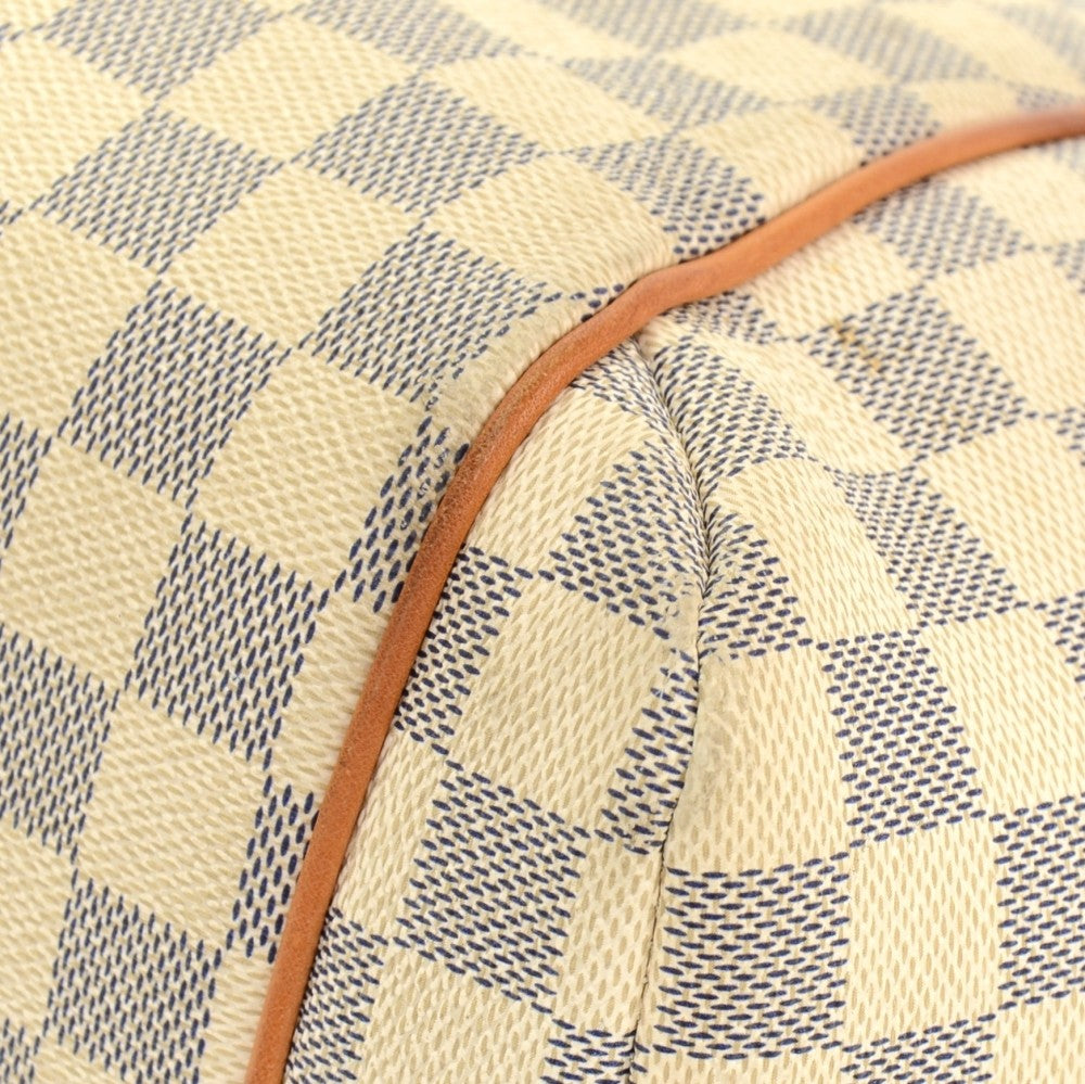 Louis Vuitto Totally MM Damier Azur Canvas Shoulder Bag