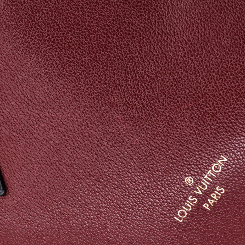 Louis Vuitton On My Side Tote Monogram Tuffetage Leather MM