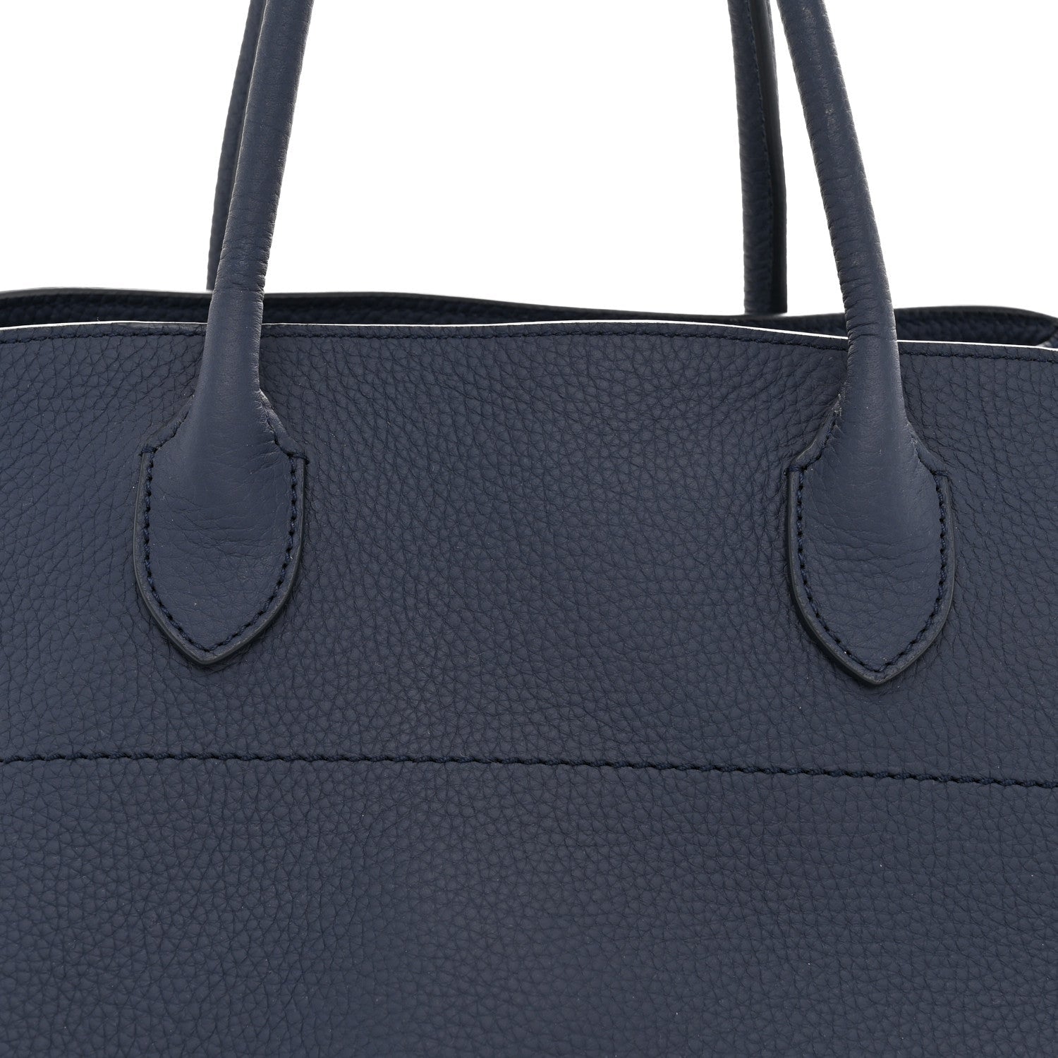Matte Grained Calfskin Soft Margaux 15 Indigo