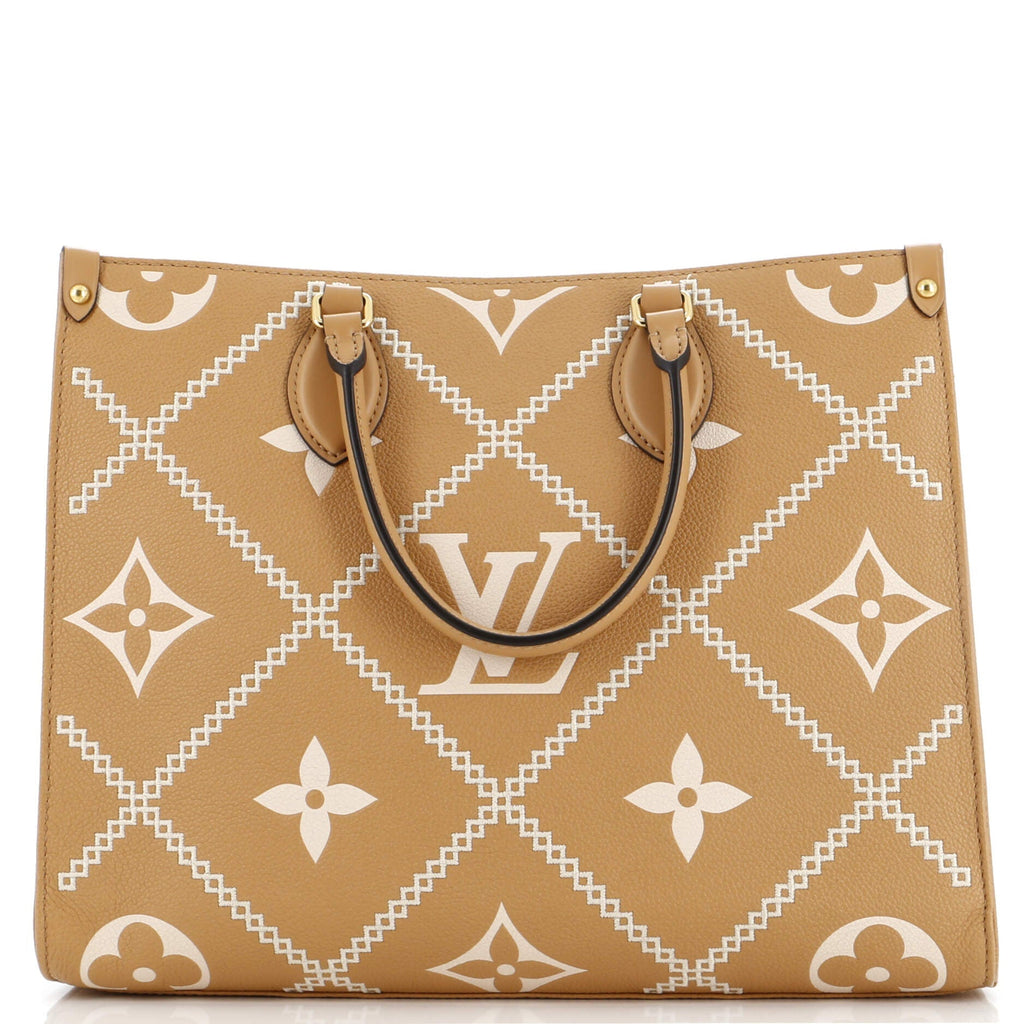 Louis Vuitton OnTheGo Tote Monogram Empreinte Giant Broderies MM