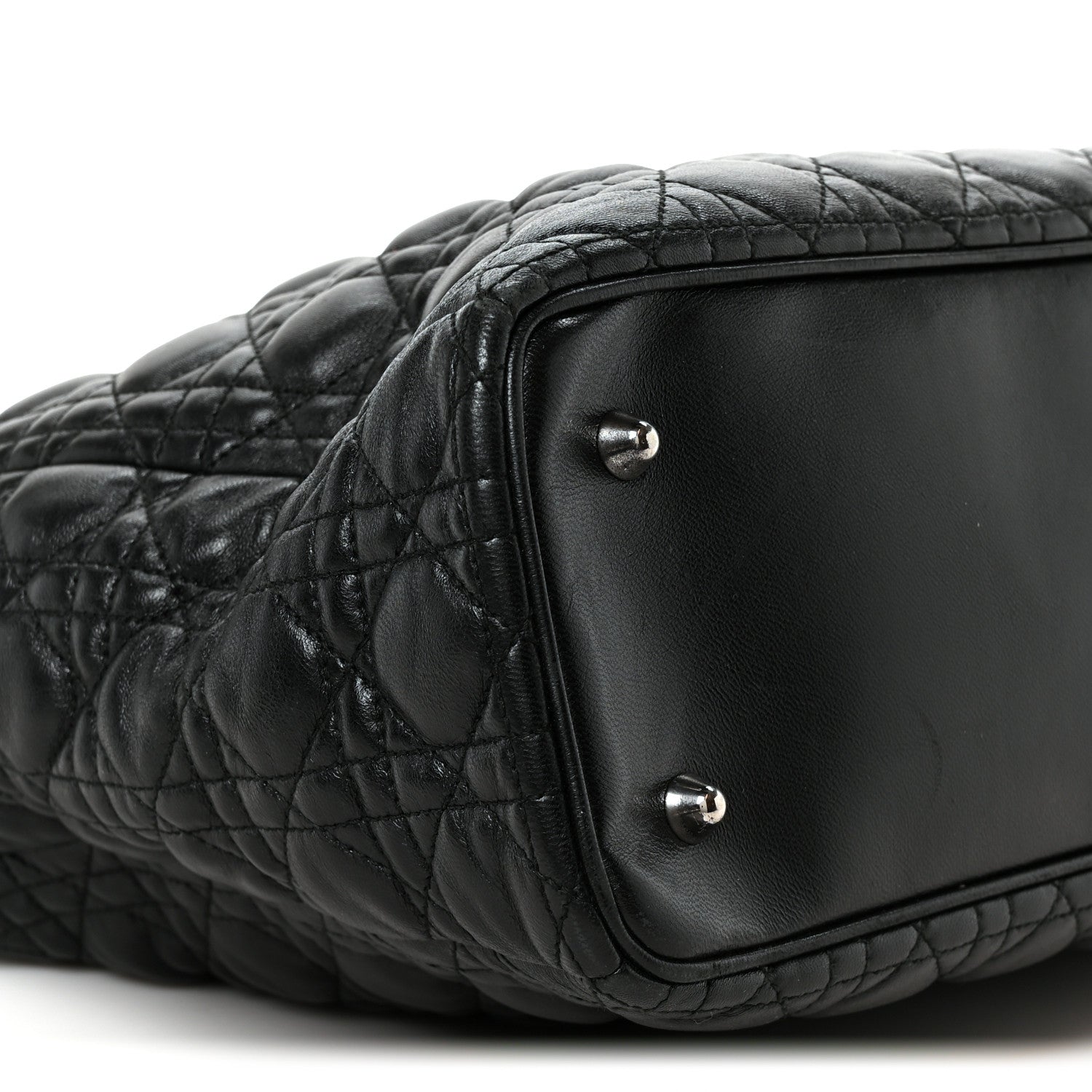 Lambskin Cannage XL Lady Dior Black